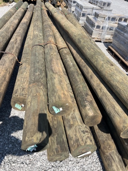 9inx20ft poles (in a bundle)