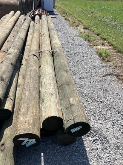 9inx20ft poles (in a bundle)