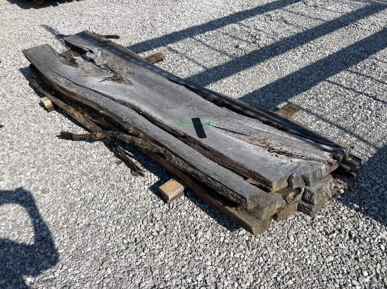 3x slabs of black walnut