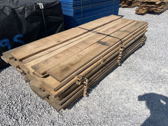 Stack of 49 Oak boards