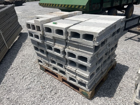 Pallet of cement blocks