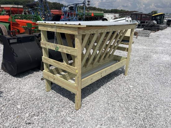 6ft sheep feeder
