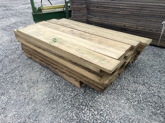 Pallet of 2x8 lumber