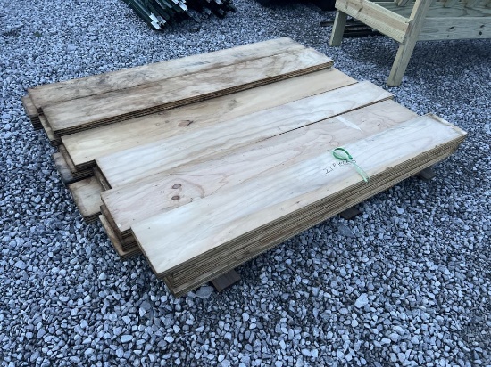 Pallet of 2x8 lumber