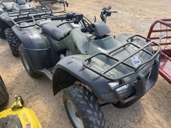 Honda 350 4 wheeler. 2wd.