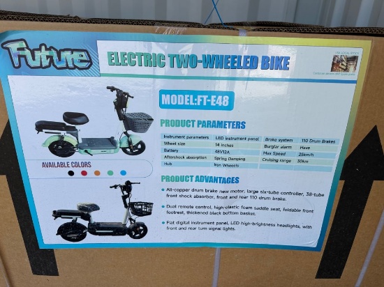 New future electric two wheel bike