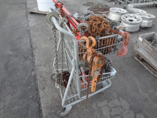Basket of Chains/Boomers/Chain Hoist