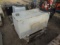 White Steel Fuel Tank on Skid w/ Pump