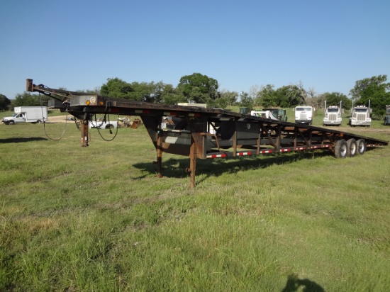 2003 BigTex 3 Car Gooseneck Trailer w/Ramps, Rail and 12000 Winch VIN:16vcx49334151015