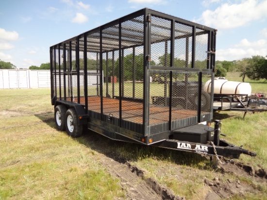 Lamar Dump Trailer w/ Wire Sides 16'x80" 7000GWVR VIN1406