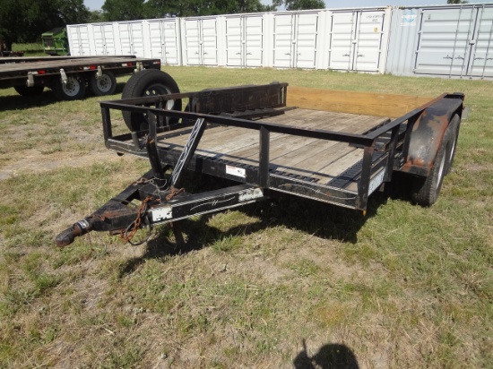 Kearney Utility Trailer 10'x82" 5 Lug Axles w/ set of Ramps