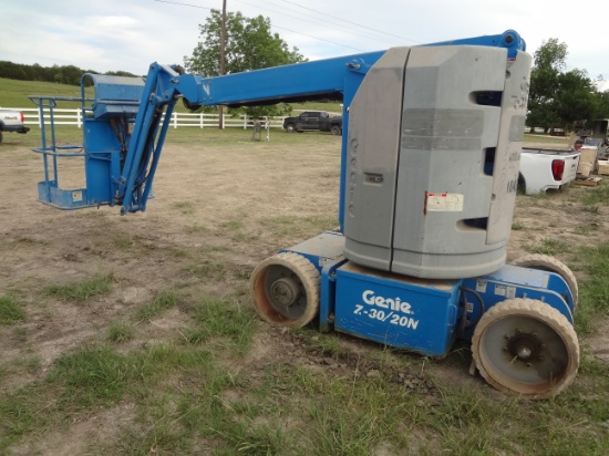Genie Z-30/20N Articulating Boom Lift "NEW Batteries 447.6 Hours
