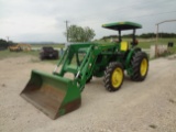 John Deere 5055E 4x4 w/Canopy & 520M Loader 1288 Hours