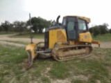 John Deere 550K XLT Dozer 6 Way Blade  3737.7 hrs w/Ripper