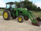 John Deere 4430 2wd Cab Tractor w/ JD 158 Loader and 3 Point Quick Hitch 3182 Hrs VIN: 4430W 22464R