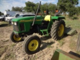 John Deere 5203 Tractor Only 506.7 Hours One Owner **Shredder Sells as lot 1069a