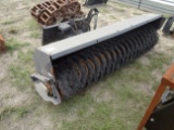 Skid Steer Attachment : Angle Rotary Broom