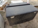 Black L Shape Fuel Tank w/ Tool Box