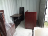 Remainder of office furniture in containers