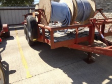 16' Utility Trailer with Wire Spool Rack