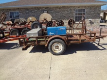 Miller Wildcat 200 Welder with Trailer and Leads, Torch Setup w/o Bottles