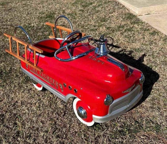 Firefighter Pedal Car N.O.S
