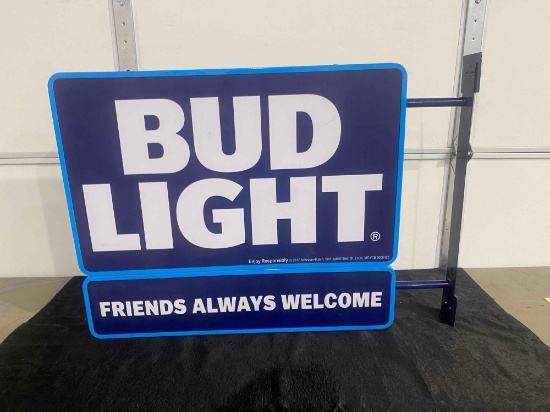 BUD LIGHT Double-Sided HANGING SIGN