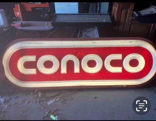 Conoco Light-up Sign