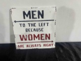 Men/Women Sign SST Embossed