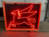 Mobil Gas Pegasus Neon Light-up