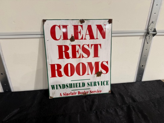 Sinclair Restroom Sign