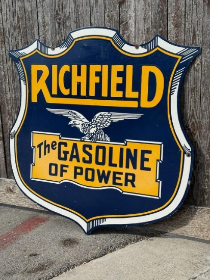 SSP Richfield "The Gasoline of Power Sign", 52"