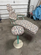 Vintage Dentist Lounger & Stool