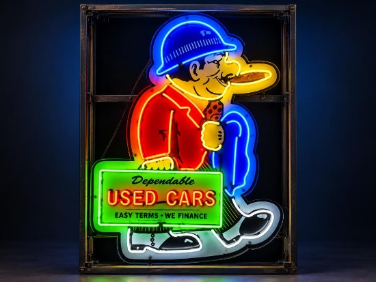 Outstanding Cessna Aviation multicolored neon sign