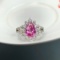 14k Gold 3.21 Ctw Natural Sapphire & Diamond Ring