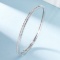 14k Gold 0.35 Ct Natural H Diamond Bangle