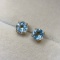 14k Gold 2.00 Ct Natural Aquamarine Earrings