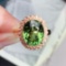 14k Gold 5.5 Ct Natural Tourmaline & Diamond Ring