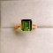 14k Gold 3.41 Ctw Natural Tourmaline & Diamond Ring