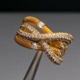 14k Gold 1.76 Ct Natural H Diamond Ring