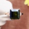 14k Gold 5.4 Ct Natural Tourmaline & Diamond Ring