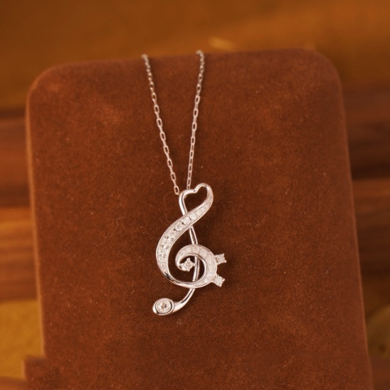 14k Gold 0.28 Ct Natural H Diamond Pendant( Without Chain )