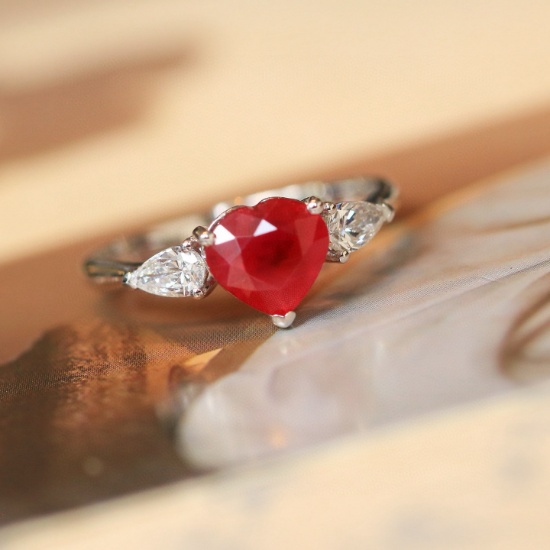 14k Gold 2.38 Ctw Natural Ruby & Diamond Ring