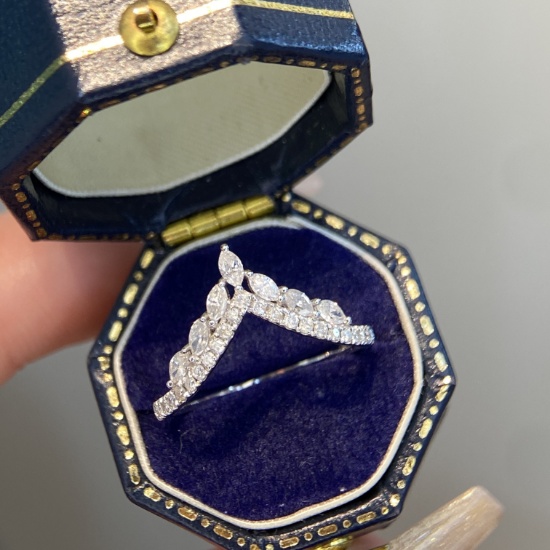 14k Gold 0.45 Ct Natural H Diamond Ring
