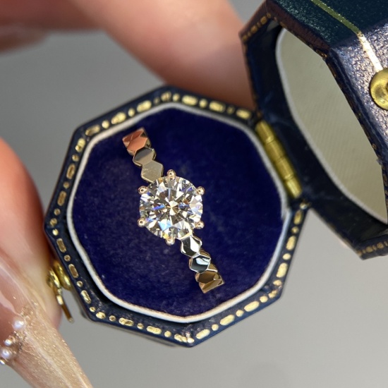 14k Gold 1 Ct Natural H Diamond Ring
