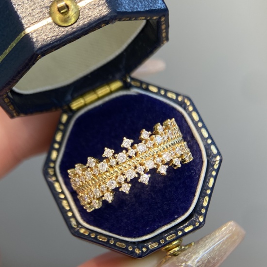14k Gold 0.6 Ct Natural H Diamond Ring