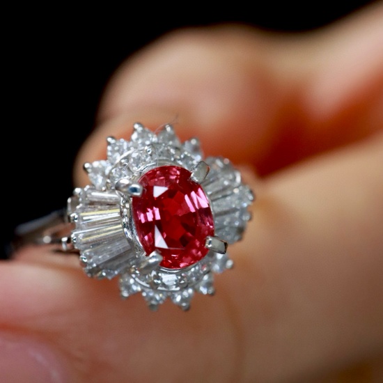 14k Gold 1.05 Ctw Natural Ruby & Diamond Ring