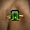 14k Gold 3.43 Ctw Natural Tourmaline & Diamond Ring