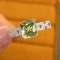 14k Gold 1.85 Ctw Natural Chrysoberyl & Diamond Ring