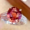 14k Gold 3.36 Ct Natural Tourmaline & Diamond Ring